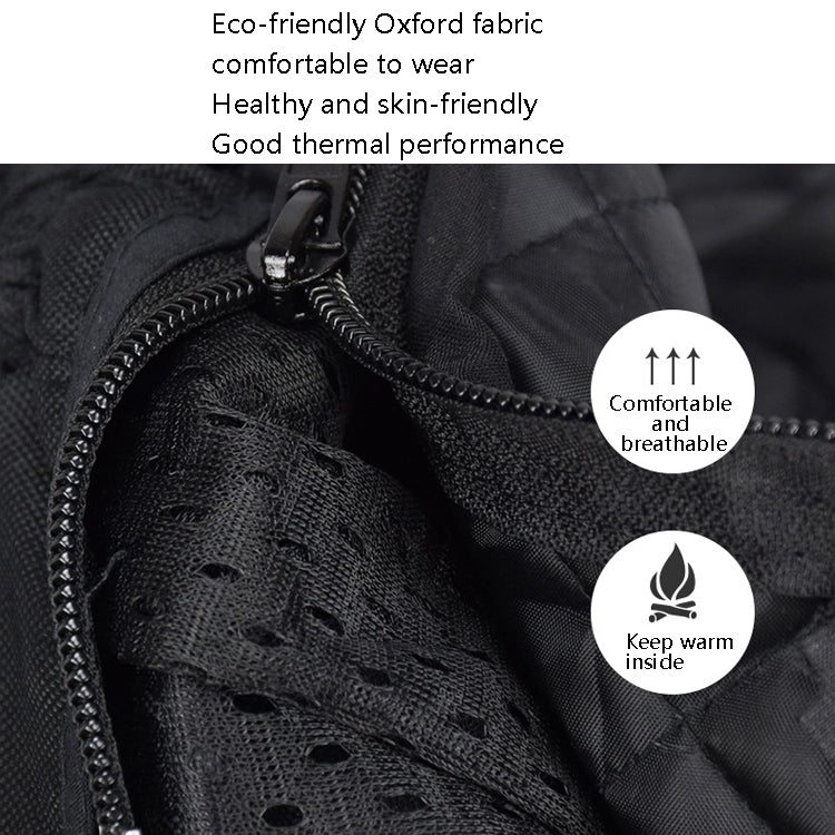 GHOST RACING GR-K06 Motorcycle Riding Trousers Racing Motorcycle Anti-Fall Windproof Keep Warm Pants, Size: M(Black)