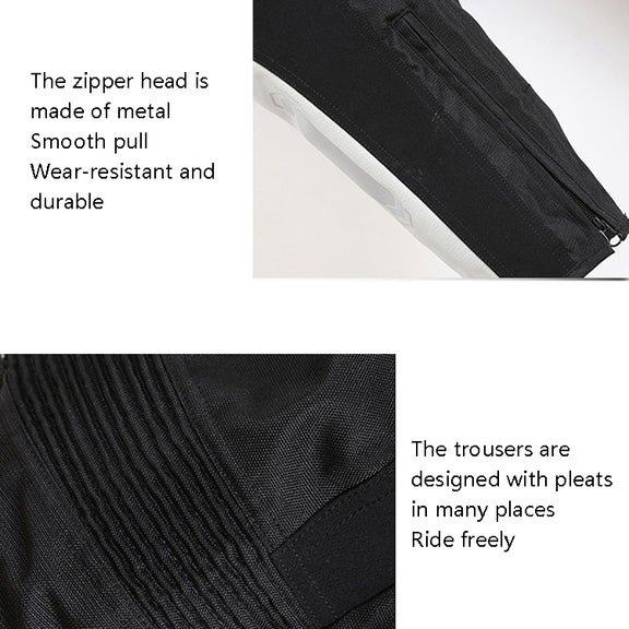 GHOST RACING GR-K06 Motorcycle Riding Trousers Racing Motorcycle Anti-Fall Windproof Keep Warm Pants, Size: XXL(Grey)