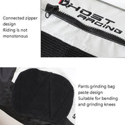 GHOST RACING GR-K06 Motorcycle Riding Trousers Racing Motorcycle Anti-Fall Windproof Keep Warm Pants, Size: XXL(Grey)