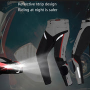 GHOST RACING GR-K06 Motorcycle Riding Trousers Racing Motorcycle Anti-Fall Windproof Keep Warm Pants, Size: XXL(Grey)