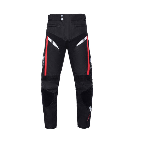 GHOST RACING GR-K06 Motorcycle Riding Trousers Racing Motorcycle Anti-Fall Windproof Keep Warm Pants, Size: XXL(Black)