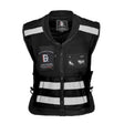 GHOST RACING GR-Y06 Motorcycle Riding Vest Safety Reflective Vest, Size: XXL(Black) - free shipping - PMC TechLife - Order now!