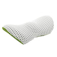 Car Supplies Lumbar Support Memory Foam Car Backrest Lumbar Cushion Seat Cushion Lumbar Pillow, Colour: Green+Light Gray - Seat Accessories by PMC Jewellery | Online Shopping South Africa | PMC Jewellery | Buy Now Pay Later Mobicred