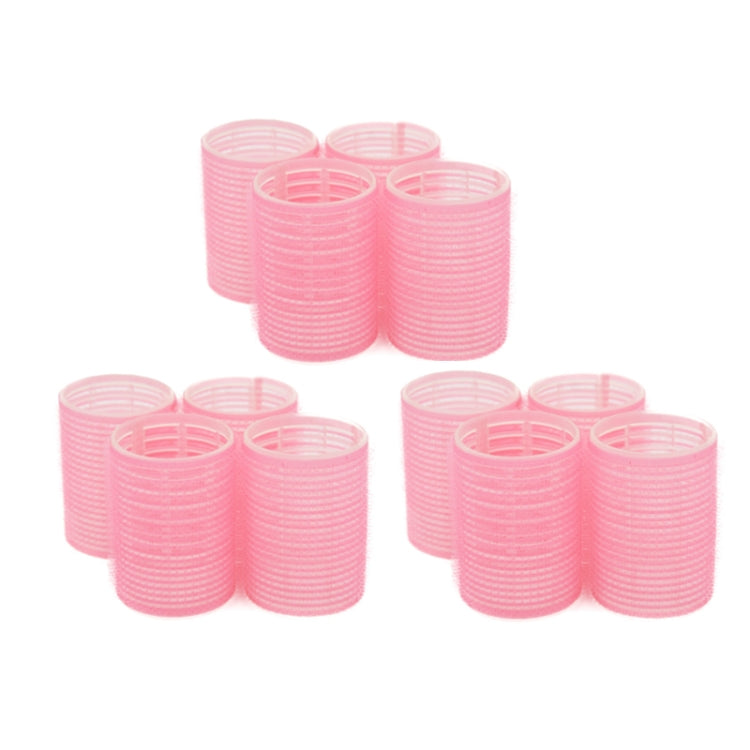 12 PCS/Set Self-Adhesive Curling Iron Hair Core Fluffy Hairdressing Tool���Random Colour Delivery, Specification: 63x48mm