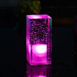 Square Colorful LED Crystal Lamp Bar Atmosphere Decorative Light (Purple Light) - Night Lights by PMc TechLife | Online Shopping South Africa | PMc TechLife | Buy Now Pay Later Mobicred