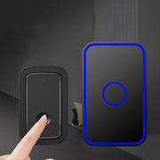 CACAZI A19 1 For 4 Wireless Music Doorbell without Battery, Plug:US Plug(Black)