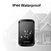 CACAZI A80 1 For 1 Wireless Music Doorbell without Battery, Plug:US Plug(White)