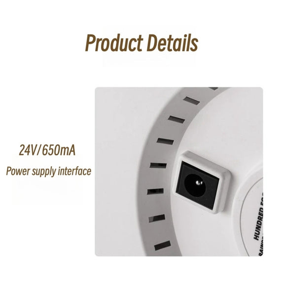 UFO Water Drop Aromatherapy Humidifier Desktop Remote Control Diffuser, Plug: EU Plug(Black)
