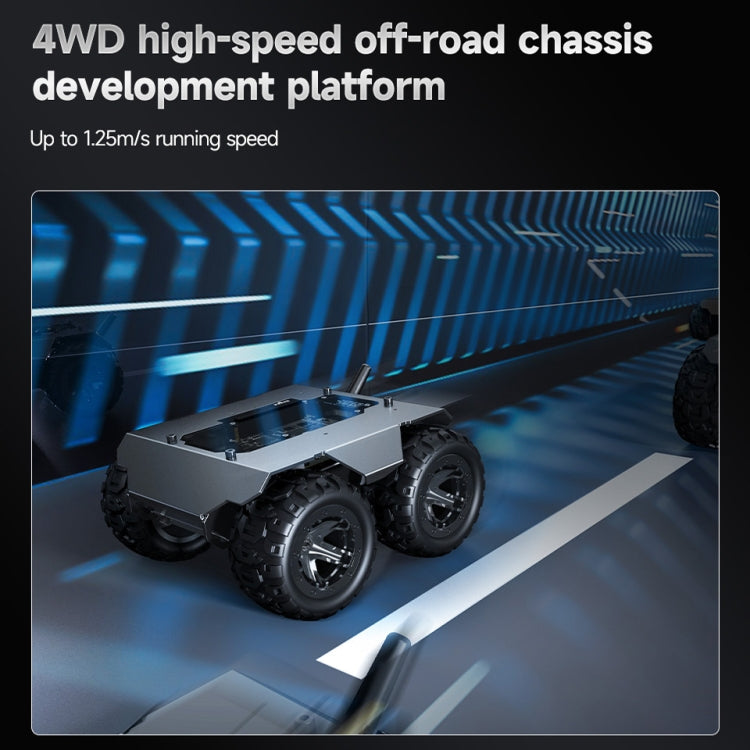 Waveshare WAVE ROVER Flexible Expandable 4WD Mobile Robot Chassis, Onboard ESP32 Module(EU Plug)