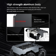 Waveshare WAVE ROVER Flexible Expandable 4WD Mobile Robot Chassis, Onboard ESP32 Module(US Plug)