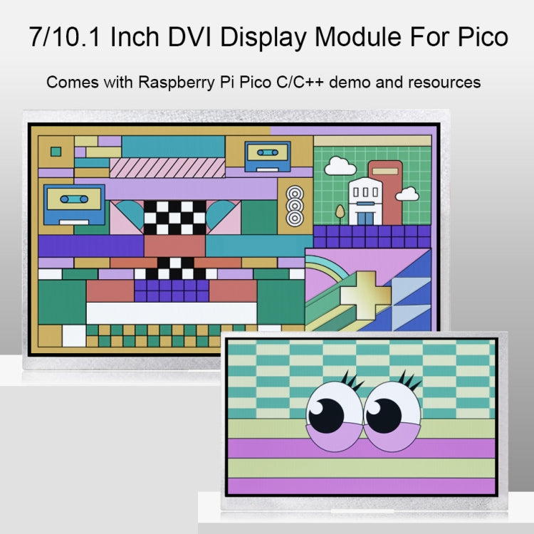 10.1 Inch Waveshare For Raspberry Pi Pico 1024��600 Pixel IPS Panel DVI Display Module