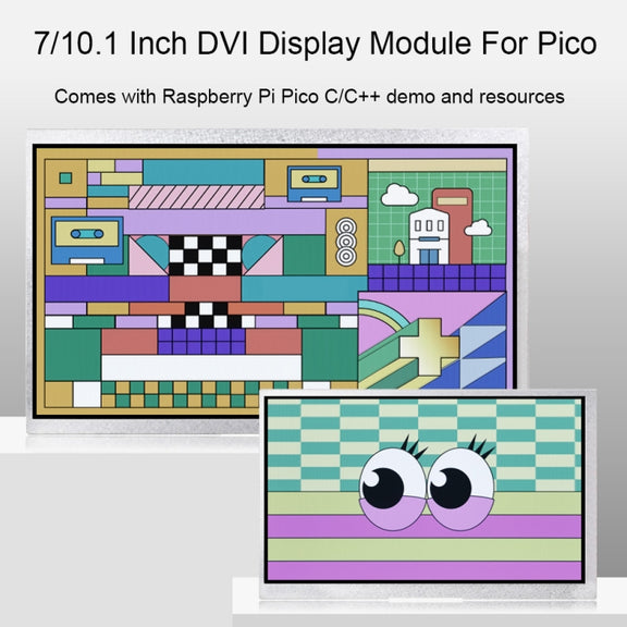 10.1 Inch Waveshare For Raspberry Pi Pico 1024��600 Pixel IPS Panel DVI Display Module