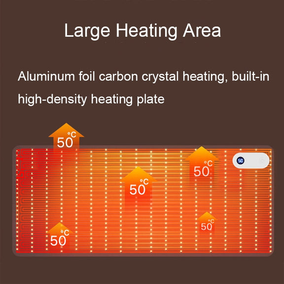 Intelligent Digital Display Timing Heating Mouse Pad Office Desktop Electric Heating Mat, CN Plug, Style:Rabbit 80x33cm
