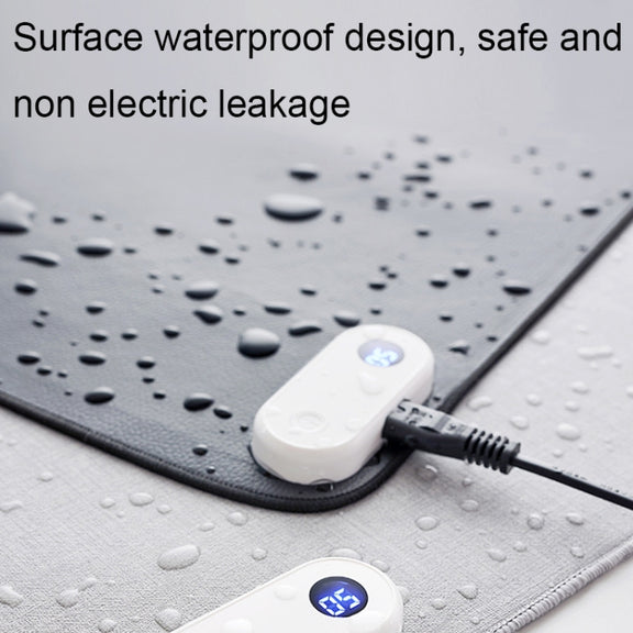 Intelligent Digital Display Timing Heating Mouse Pad Office Desktop Electric Heating Mat, CN Plug, Style:Rabbit 80x33cm