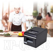 Xprinter XP-Q90EC 58mm Portable Express List Receipt Thermal Printer, Style:LAN Port(EU Plug)