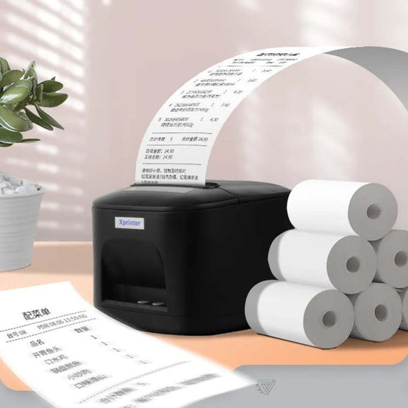 Xprinter XP-T80 72mm Portable Express List Thermal Receipt Printer, Style:USB Port(UK Plug)