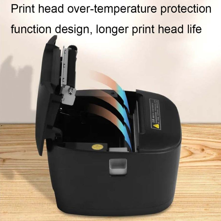 Xprinter XP-T80 72mm Portable Express List Thermal Receipt Printer, Style:USB+COM(EU Plug)