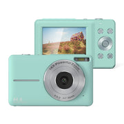 DC403L-AF 2.4-Inch 16X Zoom HD Digital Camera Mini Children Photography Camera AU Plug(Green)