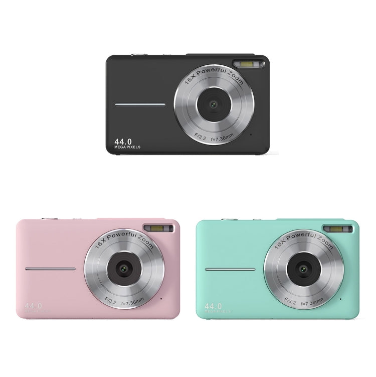 DC403L-AF 2.4-Inch 16X Zoom HD Digital Camera Mini Children Photography Camera US Plug(Black)