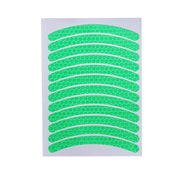 Jg-Phc-12 Children Bicycle Scooter Reflective Sticker Night Warning Riding Contour Sticker(Green)