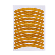 Jg-Phc-12 Children Bicycle Scooter Reflective Sticker Night Warning Riding Contour Sticker(Yellow)