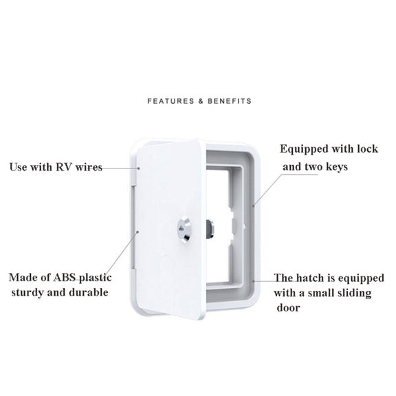 RV Accessories Square Wire Hatch Cover Yacht Accessories Wire Storage Box