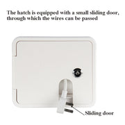 RV Accessories Square Wire Hatch Cover Yacht Accessories Wire Storage Box