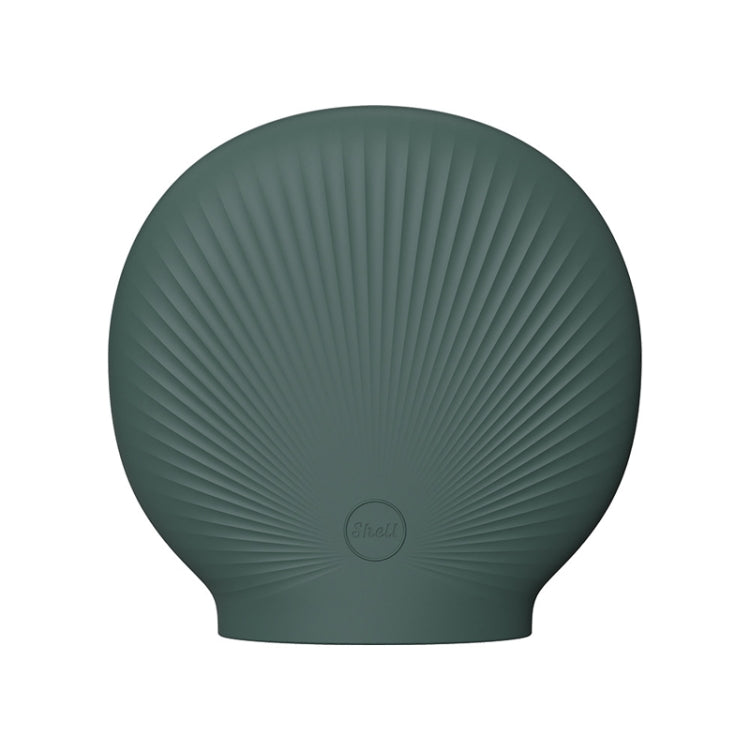 Shell Cartoon Silicone Water Injection Warm Water Bag Hand Warmer(Green)