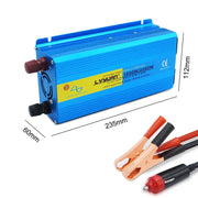 LVYUAN  2000W Car Home Pure Sine Wave Solar Inverter, Specification: 60V To 220V