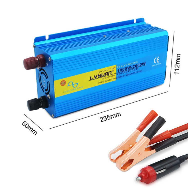 LVYUAN  2000W Car Home Pure Sine Wave Solar Inverter, Specification: 60V To 220V