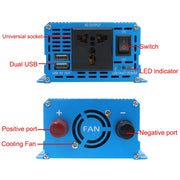 LVYUAN  2000W Car Home Pure Sine Wave Solar Inverter, Specification: 60V To 220V