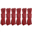 4m x 6 Rolls Outdoor Camping Tent Canopy Wind Rope Luminous Multi-Function Wind Rope Buckle Tent Fixed Rope(S Buckle-Red) - Tents & Accessories by PMC TechLife | Online Shopping South Africa | PMC TechLife | Buy Now Pay Later Mobicred
