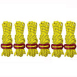 4m x 6 Rolls Outdoor Camping Tent Canopy Wind Rope Luminous Multi-Function Wind Rope Buckle Tent Fixed Rope(Figure 8 Buckle-Yellow) - Tents & Accessories by PMC TechLife | Online Shopping South Africa | PMC TechLife | Buy Now Pay Later Mobicred