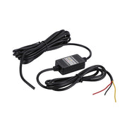 H516 Recording Step-down Line Shrinkage Video Car Charger Line Parking Monitoring Three-Core Power Cord, Model: Without Fuse(Micro Right Elbow)