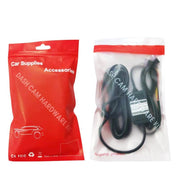 H516 Recording Step-down Line Shrinkage Video Car Charger Line Parking Monitoring Three-Core Power Cord, Model: Without Fuse(Micro Right Elbow)