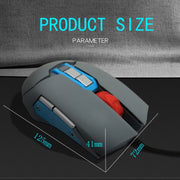 MOS9T 9 Keys 1600DPI Custom Mouse Built-in U Disk + Temperature Humidity Sensor, Cable Length: 2m