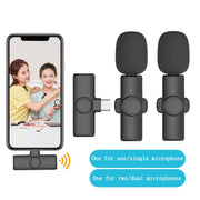 Type-C 1 To 1 Lavalier Wireless Microphone Mobile Phone Live Video Shooting Small Microphone