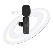 Lavalier Wireless Microphone Mobile Phone Live Video Shooting Small Microphone, Specification: 8 Pin Direct 1 To 2