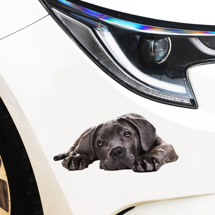Style 3 Large 3D Simulation Dog Car Stickers Rain-Proof Sunscreen Car Sticker Scratch Shaving Decoration Stickers