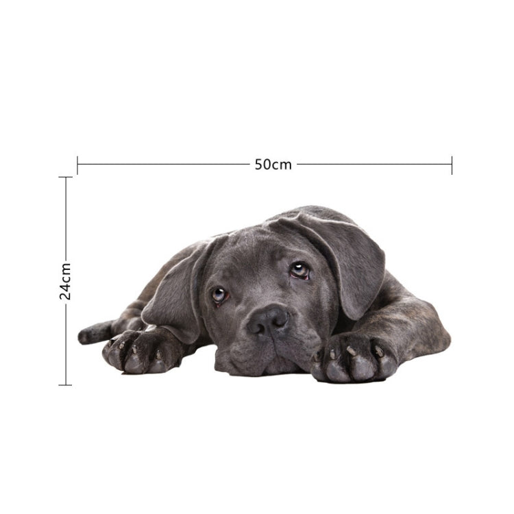 Style 4 Large 3D Simulation Dog Car Stickers Rain-Proof Sunscreen Car Sticker Scratch Shaving Decoration Stickers