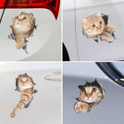 Style 3 Small 3D Stereo Cat Car Sticker Car Body Scratches And Occlusion Stickers