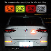 Motorcycle Bicycle broach Reflective Sticker Children Balance Scooter Luminous Sticker(Five-angle Star White)