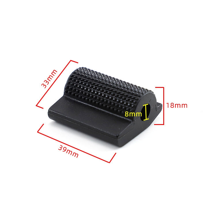 10 PCS Motorcycle Gear Shift Protective Cover Riding Shoe Cover(Black)
