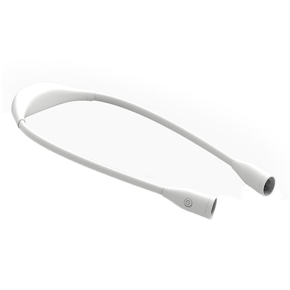 Student Eye Protection Reading LED Neck Hanging Light USB Rechargeable Outdoor Night Running Portable Light���Specification��� Stepless Dimming(White)