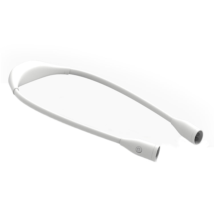 Student Eye Protection Reading LED Neck Hanging Light USB Rechargeable Outdoor Night Running Portable Light���Specification��� Stepless Dimming(White)