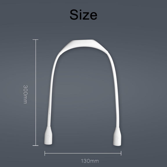 Student Eye Protection Reading LED Neck Hanging Light USB Rechargeable Outdoor Night Running Portable Light���Specification��� Stepless Dimming(White)