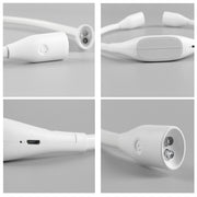 Student Eye Protection Reading LED Neck Hanging Light USB Rechargeable Outdoor Night Running Portable Light���Specification��� Stepless Dimming(White)