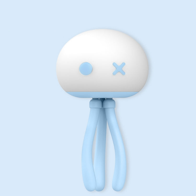 H10 Smart Silicone Sensor Night Light Jellyfish Shape Eye Protection Sleep Light, Spec: 1200mAh(Blue)