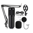 BM800 Condenser Microphone Set With USB Adapter(Black And Black Net) - free shipping - PMC TechLife - Order now!
