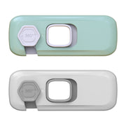 Children Anti-pinch Hand-opening Door Safety Lock(Light Gray)